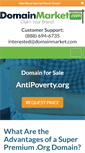 Mobile Screenshot of antipoverty.org