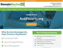 Tablet Screenshot of antipoverty.org